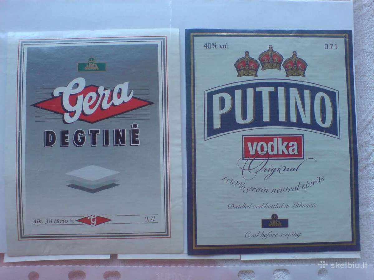 Senos alkoholio etiketės ,Alyta" - nuotraukos Nr. 16