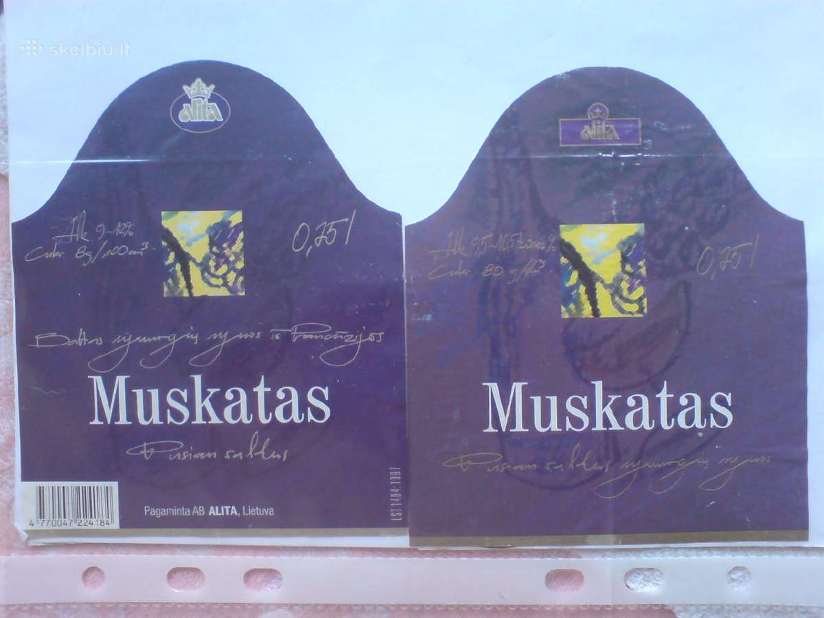 Senos alkoholio etiketės ,Alyta" - nuotraukos Nr. 17