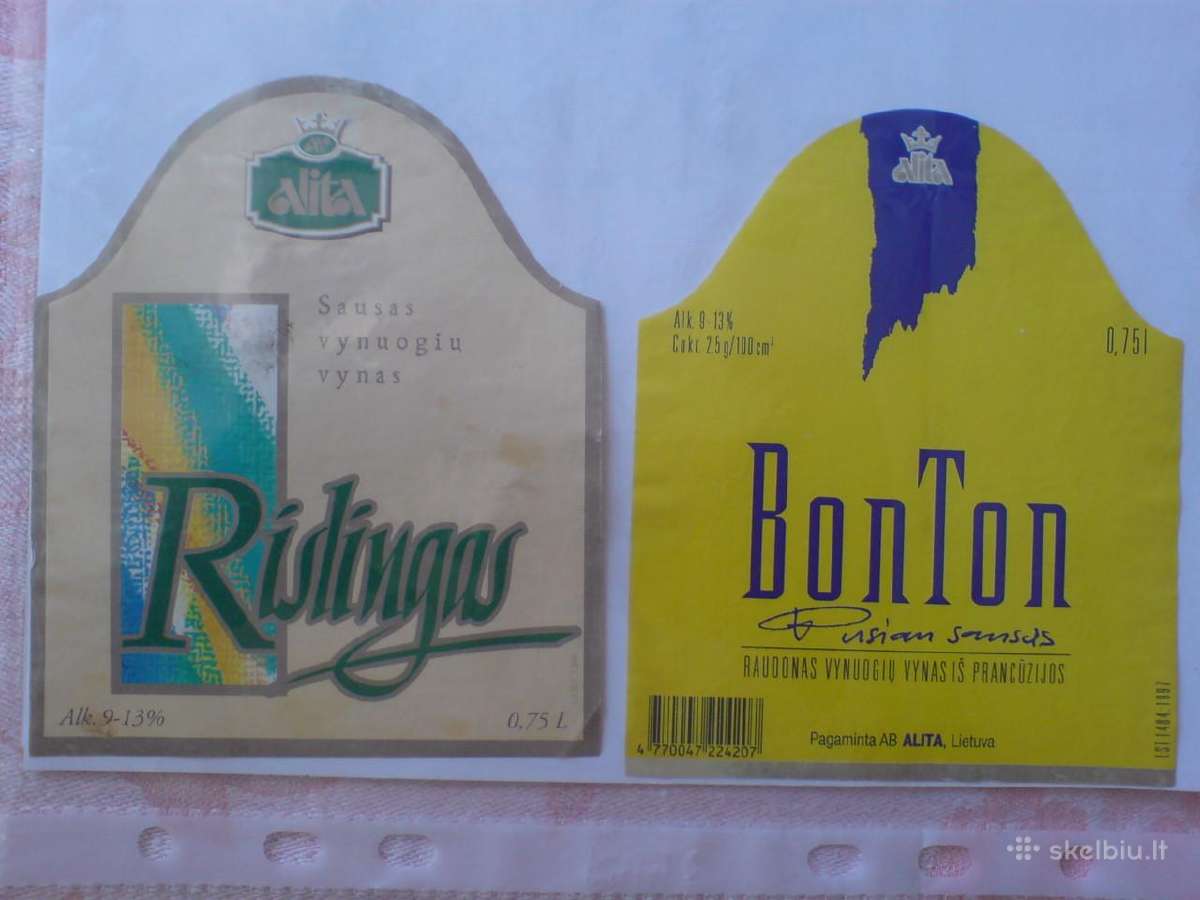 Senos alkoholio etiketės ,Alyta" - nuotraukos Nr. 18