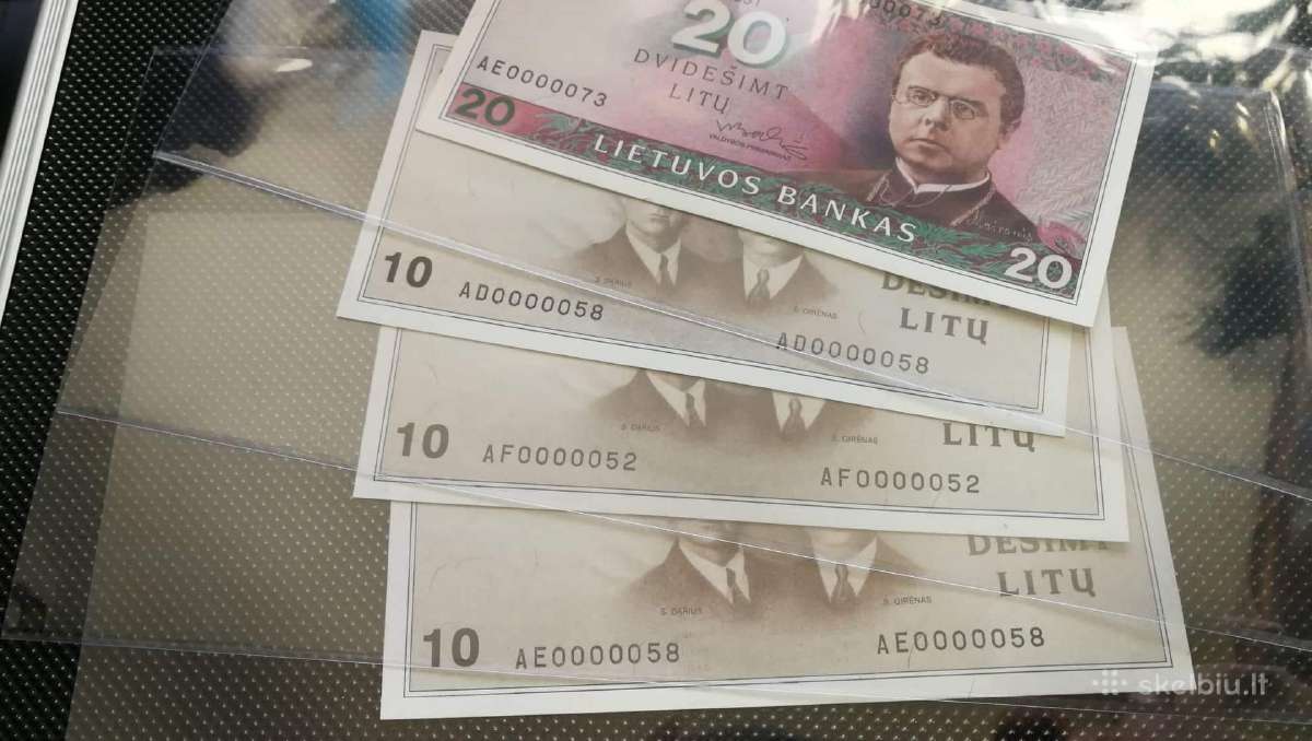 Perku lietuviškas monetas ar banknotus