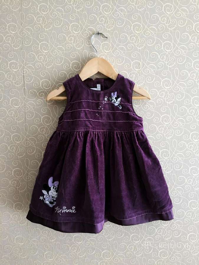 Violetinė H&m suknelė su Minnie Disney 74 d.