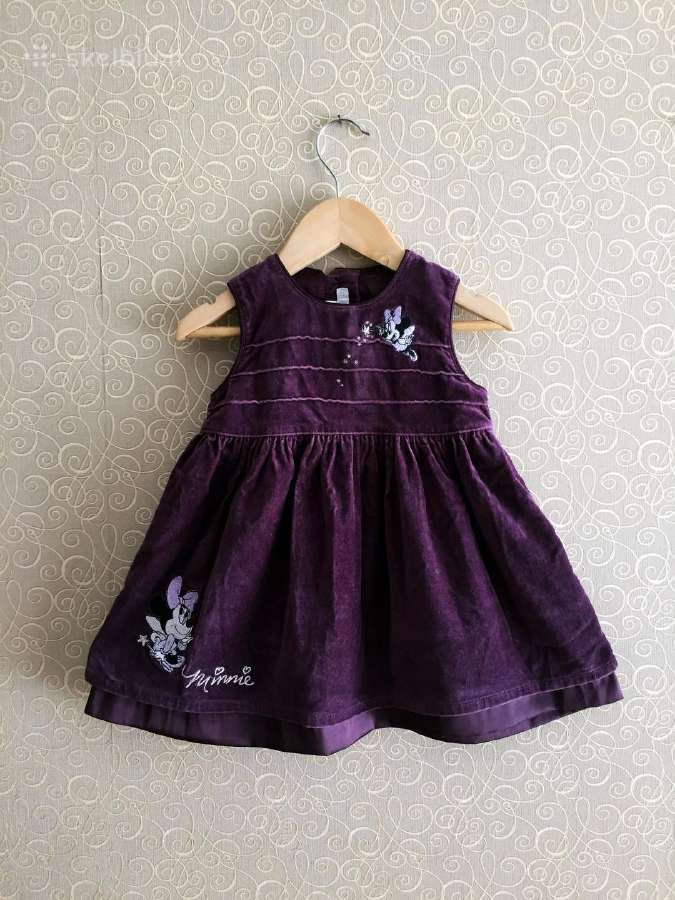 Violetinė H&m suknelė su Minnie Disney 74 d. - nuotraukos Nr. 2