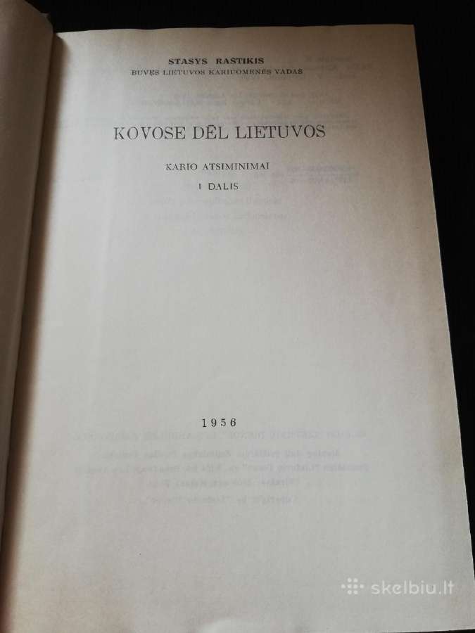 Knyga. Kovose dėl lietuvos - nuotraukos Nr. 2