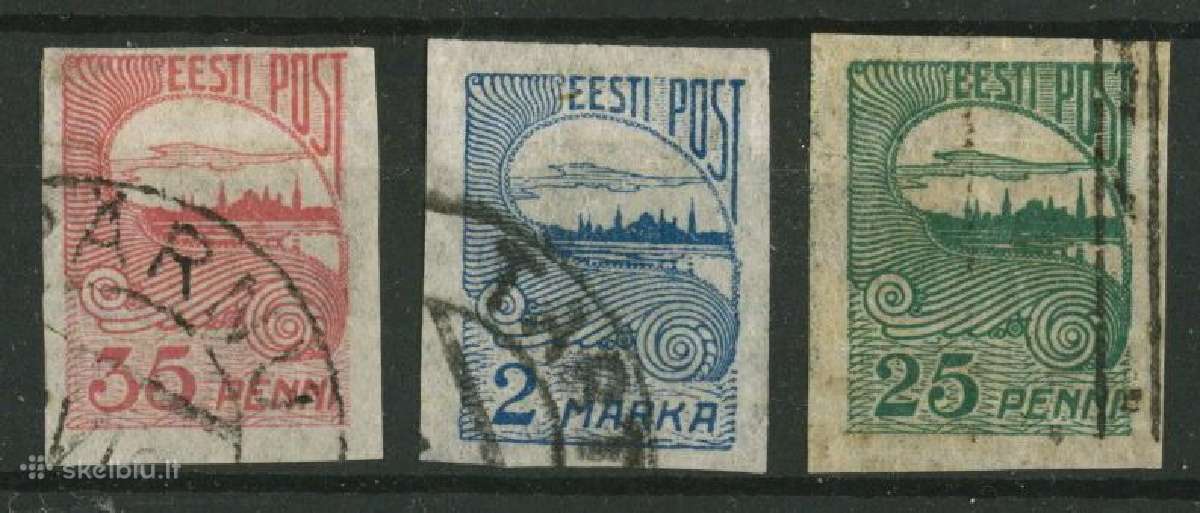 Estijos (1918-1938) pašto ženklai 1dalis - nuotraukos Nr. 4