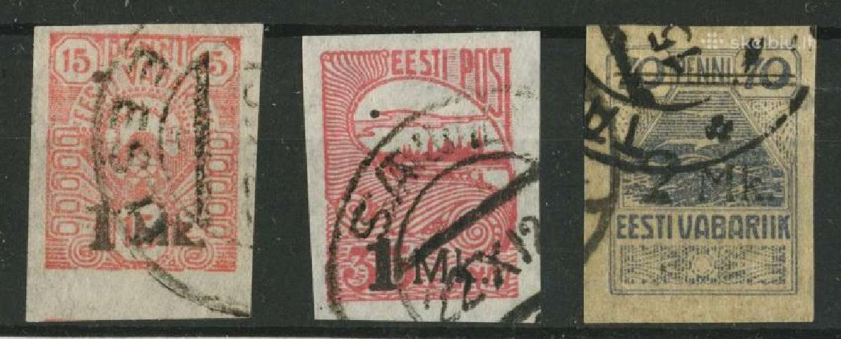 Estijos (1918-1938) pašto ženklai 1dalis - nuotraukos Nr. 5