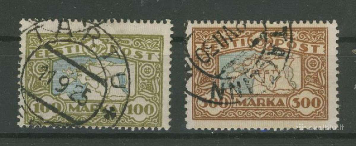 Estijos (1918-1938) pašto ženklai 1dalis - nuotraukos Nr. 9
