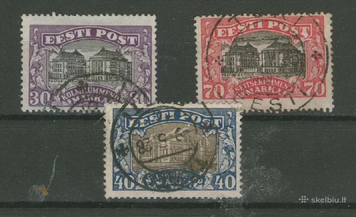 Estijos (1918-1938) pašto ženklai 1dalis - nuotraukos Nr. 11
