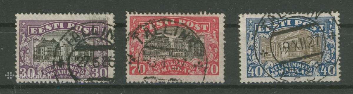 Estijos (1918-1938) pašto ženklai 1dalis - nuotraukos Nr. 12