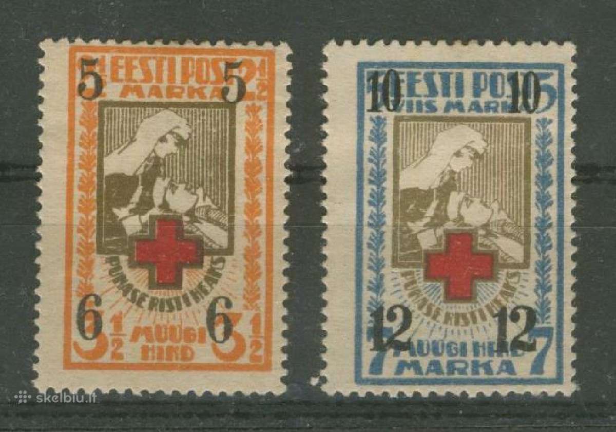 Estijos (1918-1938) pašto ženklai 1dalis - nuotraukos Nr. 14