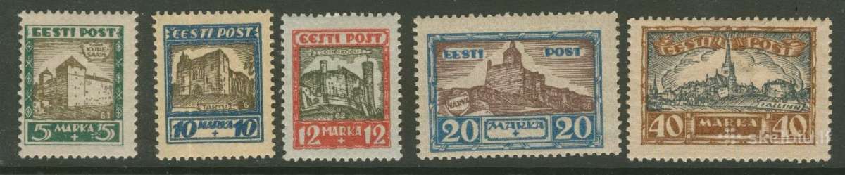 Estijos (1918-1938) pašto ženklai 1dalis - nuotraukos Nr. 15