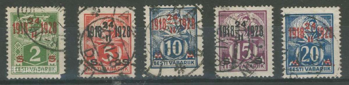 Estijos (1918-1938) pašto ženklai 2dalis - nuotraukos Nr. 2