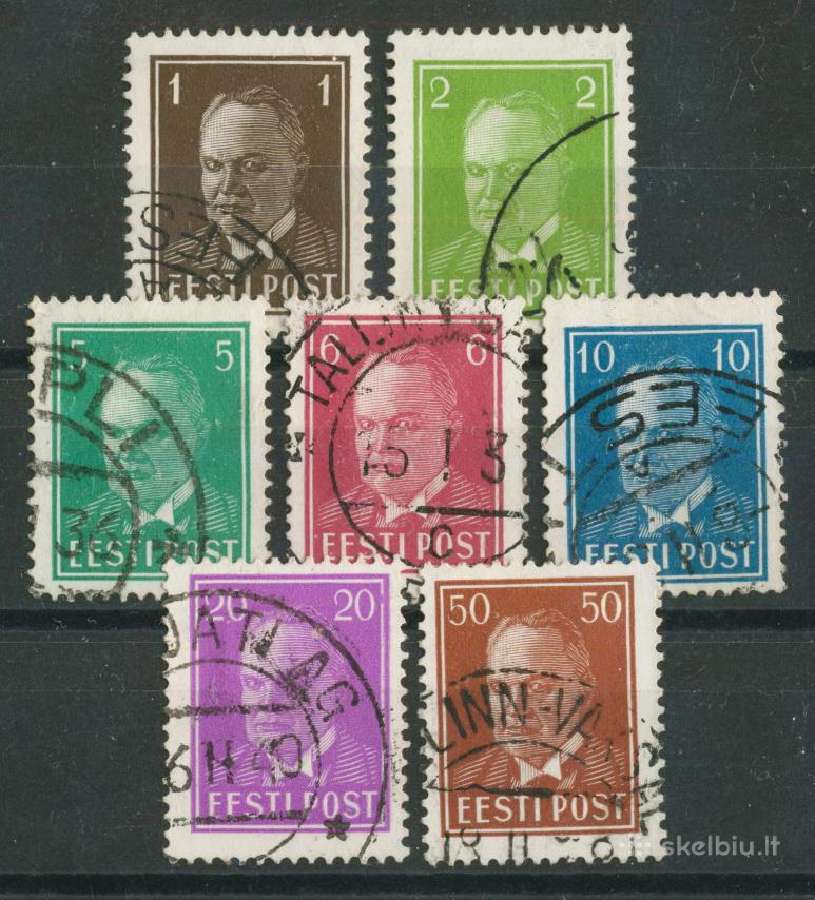 Estijos (1918-1938) pašto ženklai 2dalis - nuotraukos Nr. 8