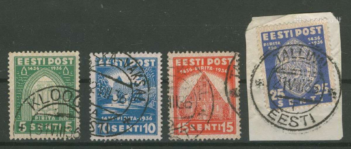 Estijos (1918-1938) pašto ženklai 2dalis - nuotraukos Nr. 9
