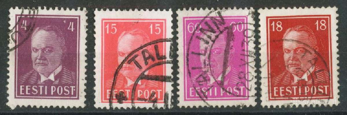 Estijos (1918-1938) pašto ženklai 2dalis - nuotraukos Nr. 11
