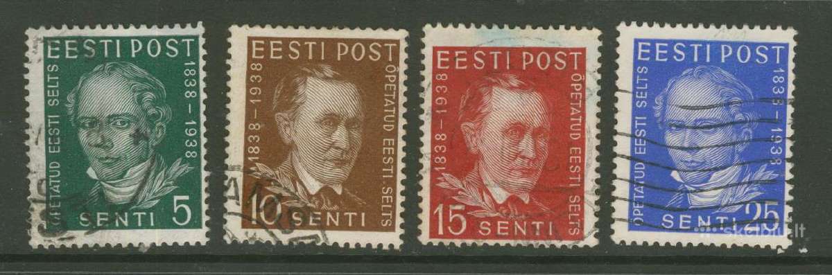 Estijos (1918-1938) pašto ženklai 2dalis - nuotraukos Nr. 13