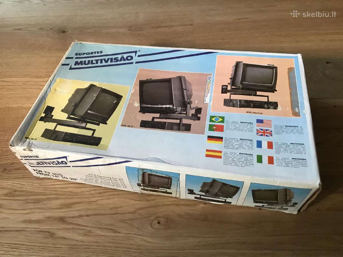 TV laikiklis 14" to 20" sieninis juodas