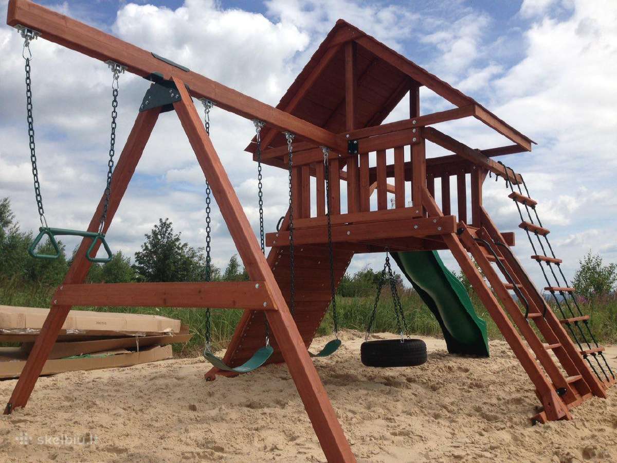 Vaikų žaidimo aikštelės laukui Woodlit kedras - nuotraukos Nr. 9