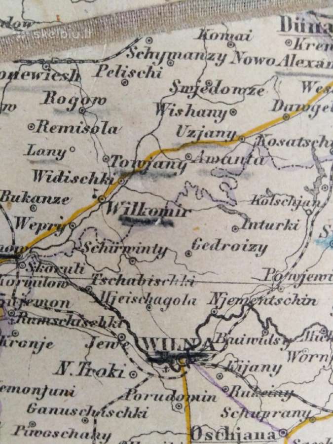 Tarpukariniai Lietuvos žemelapiai - nuotraukos Nr. 17