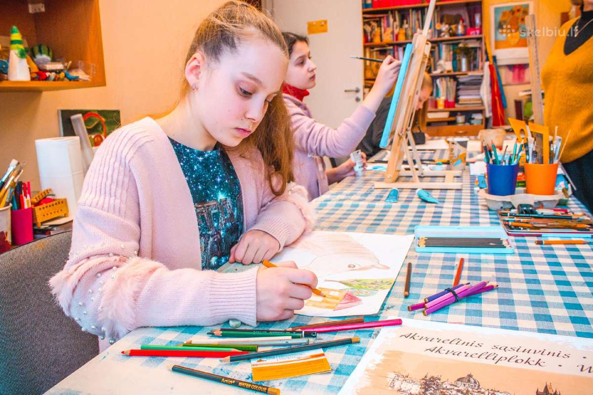 Kūrybiniai užsiėmimai menų studijoje Vilniuje - nuotraukos Nr. 6