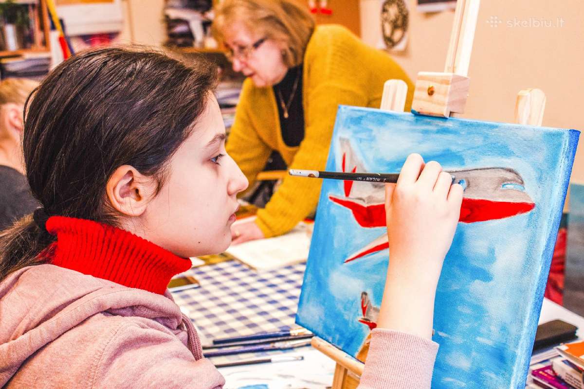 Kūrybiniai užsiėmimai menų studijoje Vilniuje - nuotraukos Nr. 13