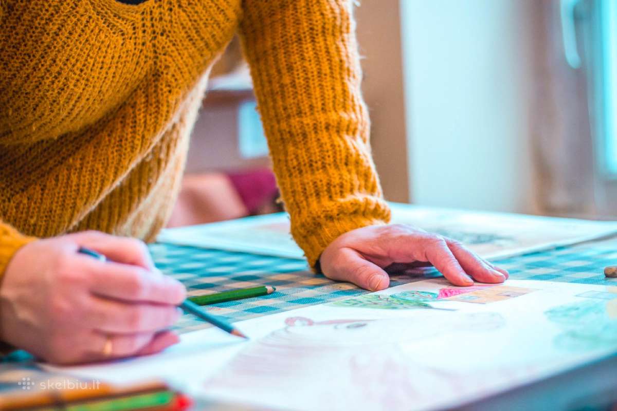 Kūrybiniai užsiėmimai menų studijoje Vilniuje - nuotraukos Nr. 14