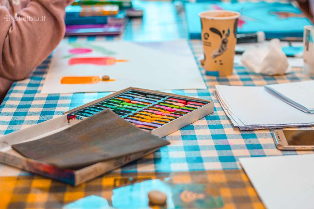 Kūrybiniai užsiėmimai menų studijoje Vilniuje - nuotraukos Nr. 17