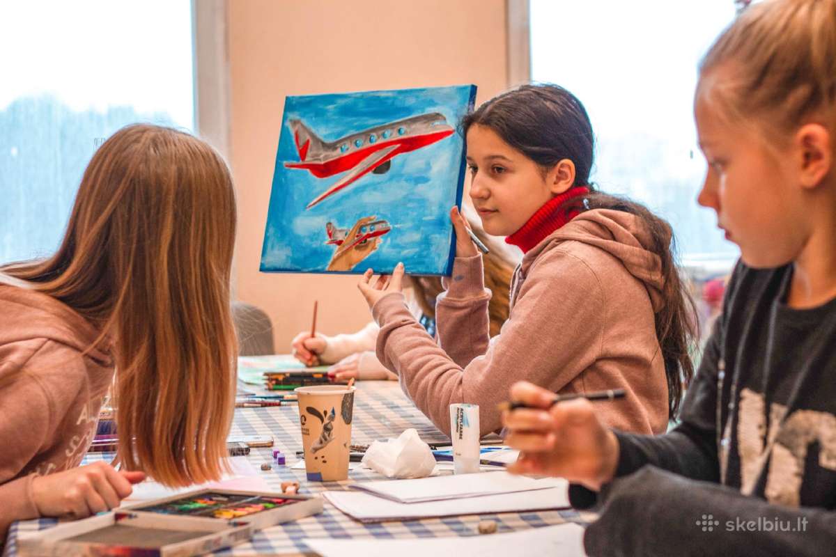 Kūrybiniai užsiėmimai menų studijoje Vilniuje - nuotraukos Nr. 20