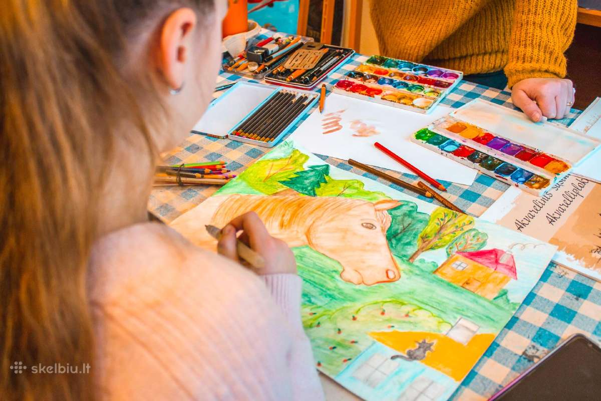Kūrybiniai užsiėmimai menų studijoje Vilniuje - nuotraukos Nr. 18