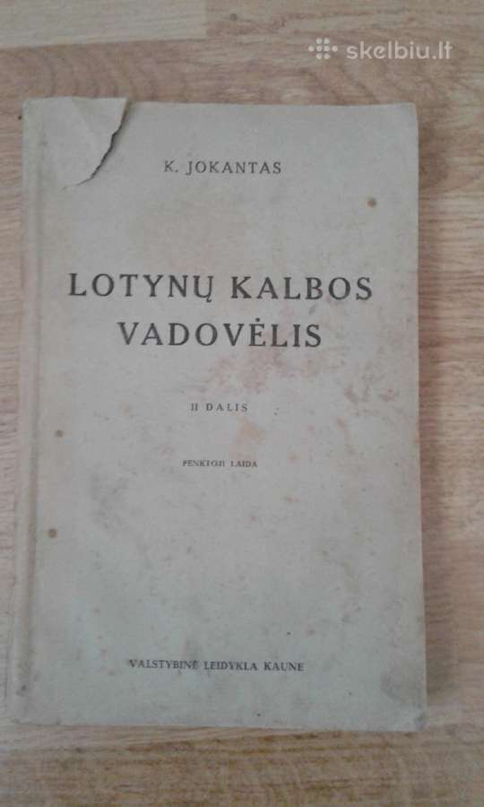 K. Jokantas -lotynų k.vadovėliai 1943 m. - nuotraukos Nr. 6
