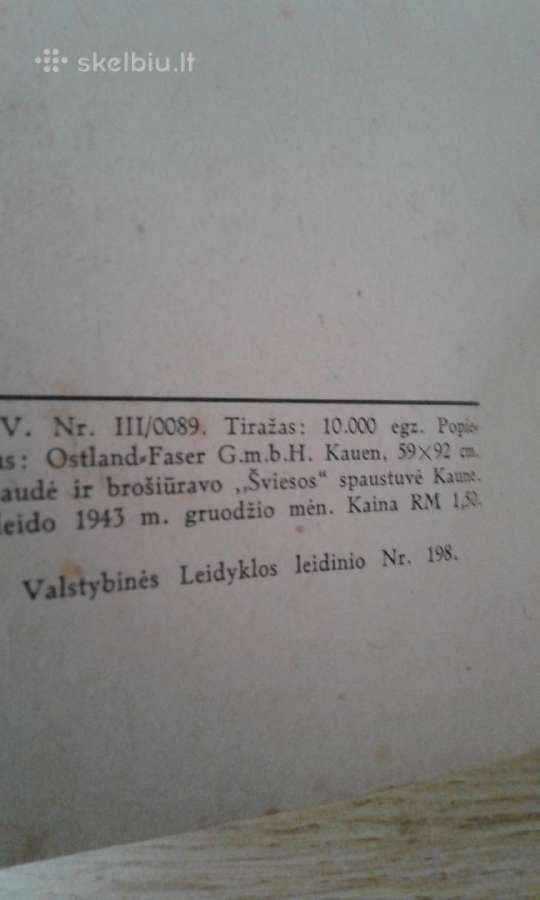 K. Jokantas -lotynų k.vadovėliai 1943 m. - nuotraukos Nr. 8