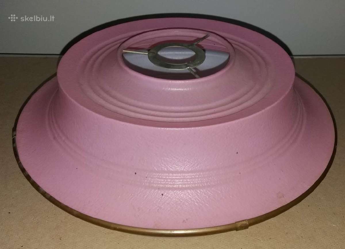 Tarybinių laikų plastmasinis šviestuvo gaubtas