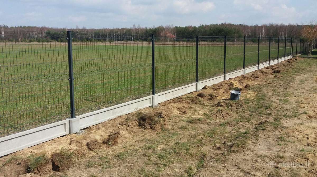 Surenkamas betoninis tvoros pamatas pamatukai - nuotraukos Nr. 5