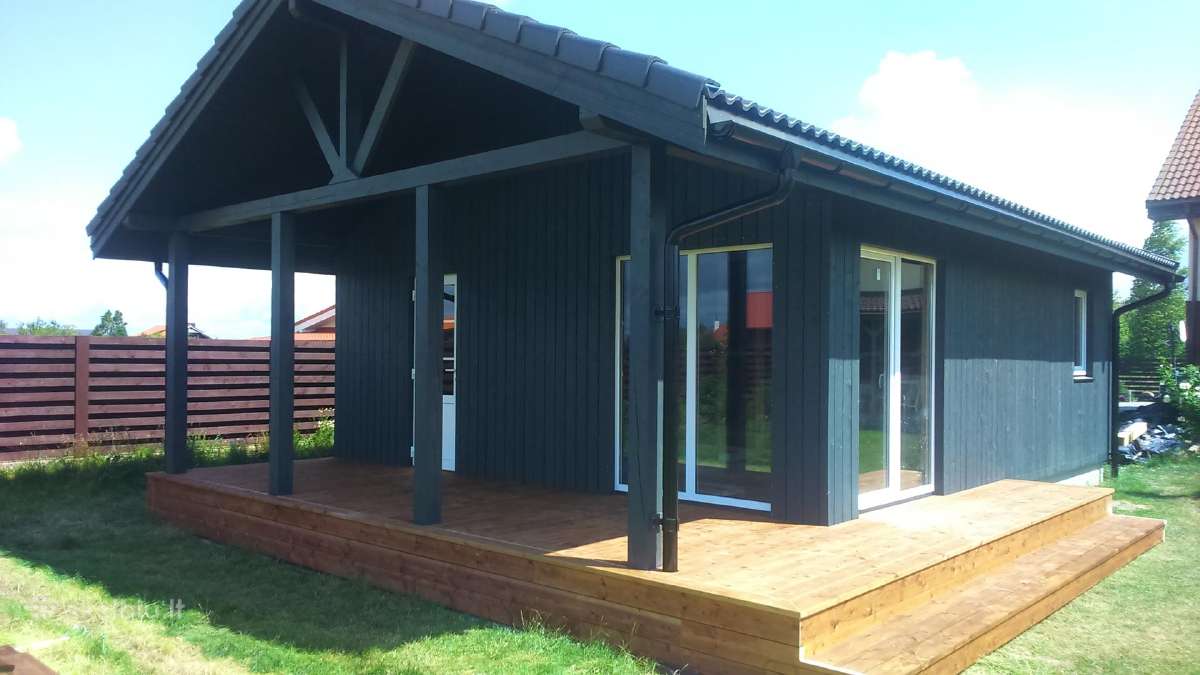 Karkasinių namų statyba, sodo nameliai, pavėsinės - nuotraukos Nr. 15