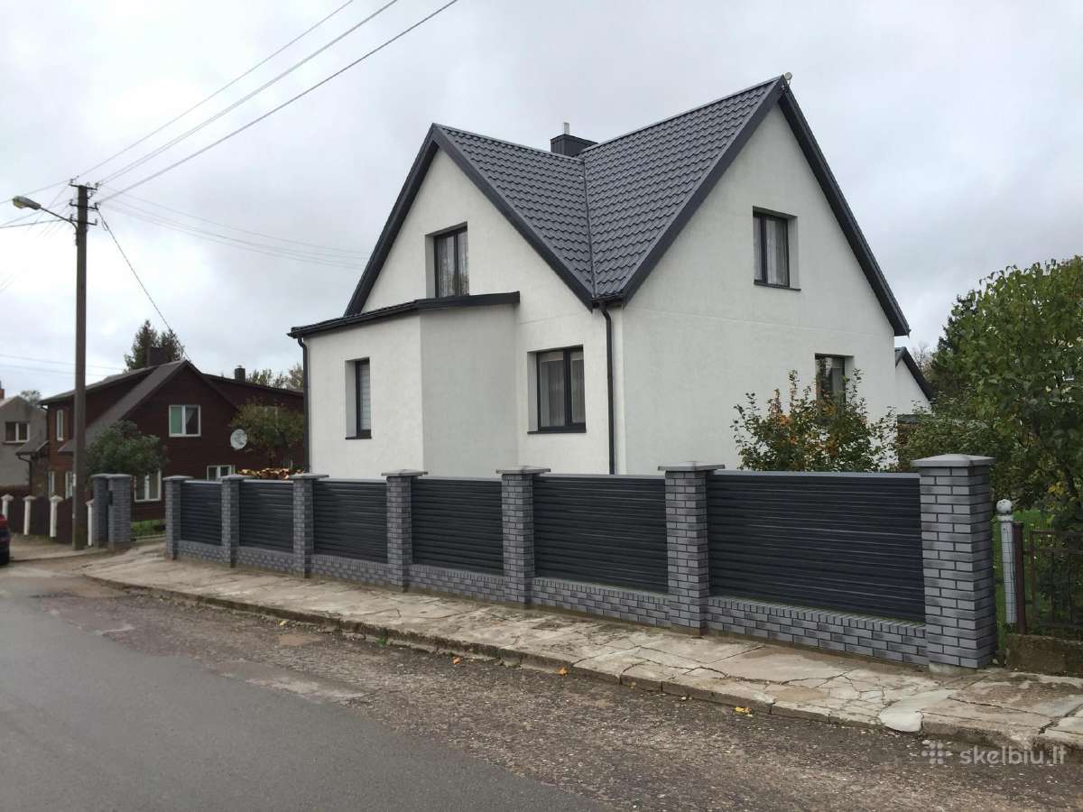 Klinkerio imitacijos stulpai. Tvoros, tvora - nuotraukos Nr. 3