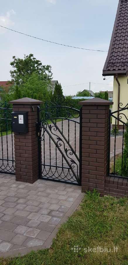 Klinkerio imitacijos stulpai. Tvoros, tvora - nuotraukos Nr. 8