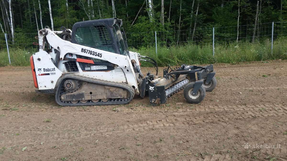 Bobcat ir mini ekskavatoriaus darbai - nuotraukos Nr. 5