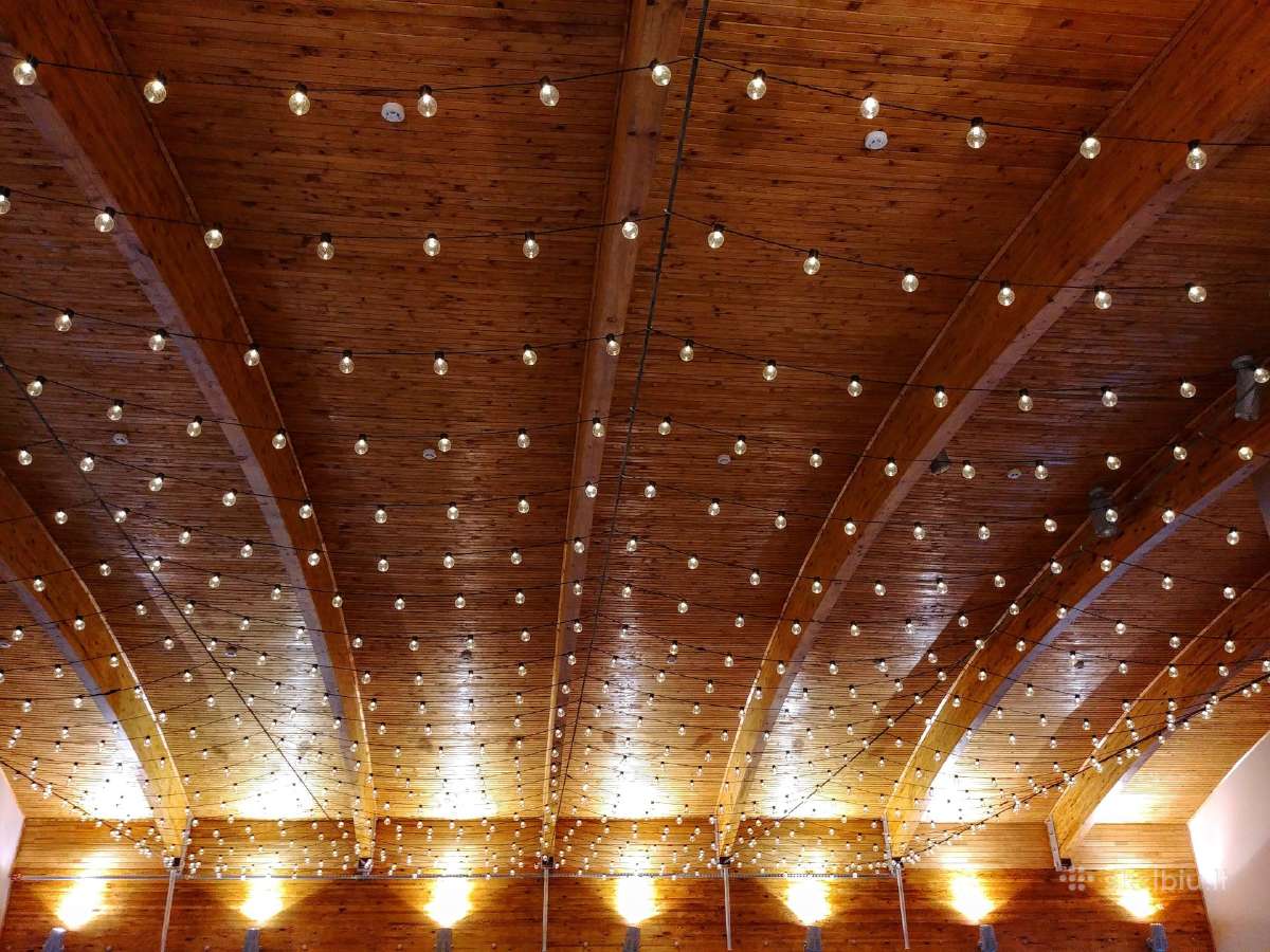 Paviljonų palapinų puošimas, lemputės, burbulai - nuotraukos Nr. 15