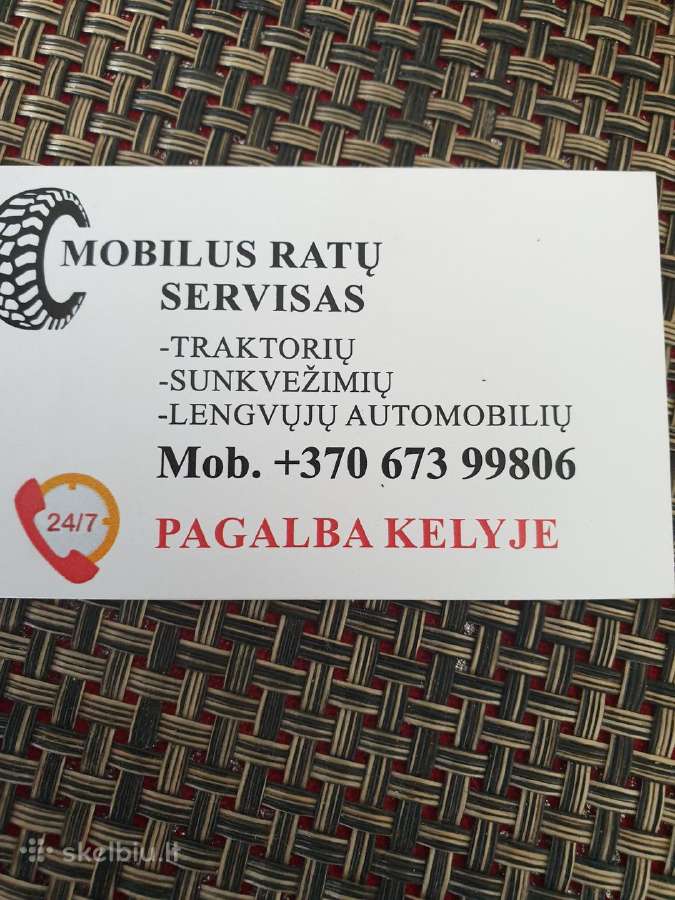 Mobilus ratų servisas | Skelbiu.lt Mobilus ratų servisas