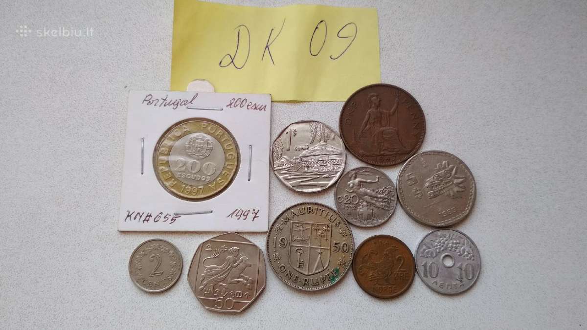 Įvairios apyvartinės monetos - nuotraukos Nr. 7