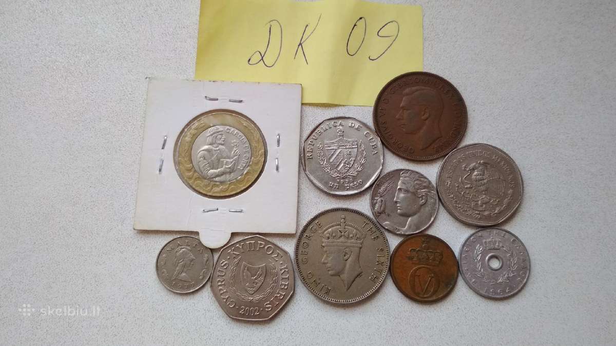 Įvairios apyvartinės monetos - nuotraukos Nr. 8