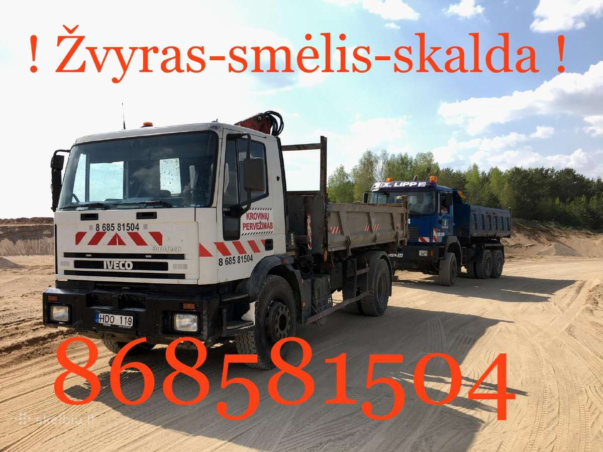 Žvyras-smėlis-skalda-juodžemis - nuotraukos Nr. 3
