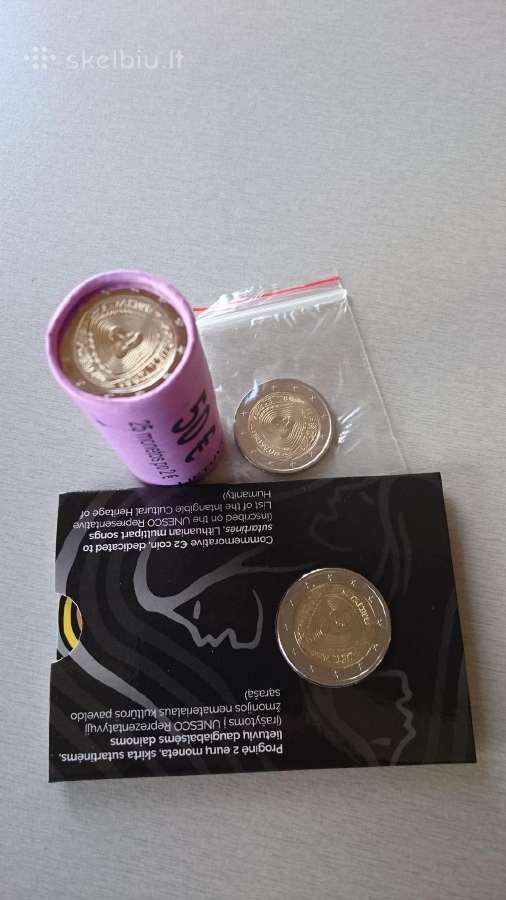 Lietuvos proginės 2€ monetos ritinėliais - nuotraukos Nr. 2