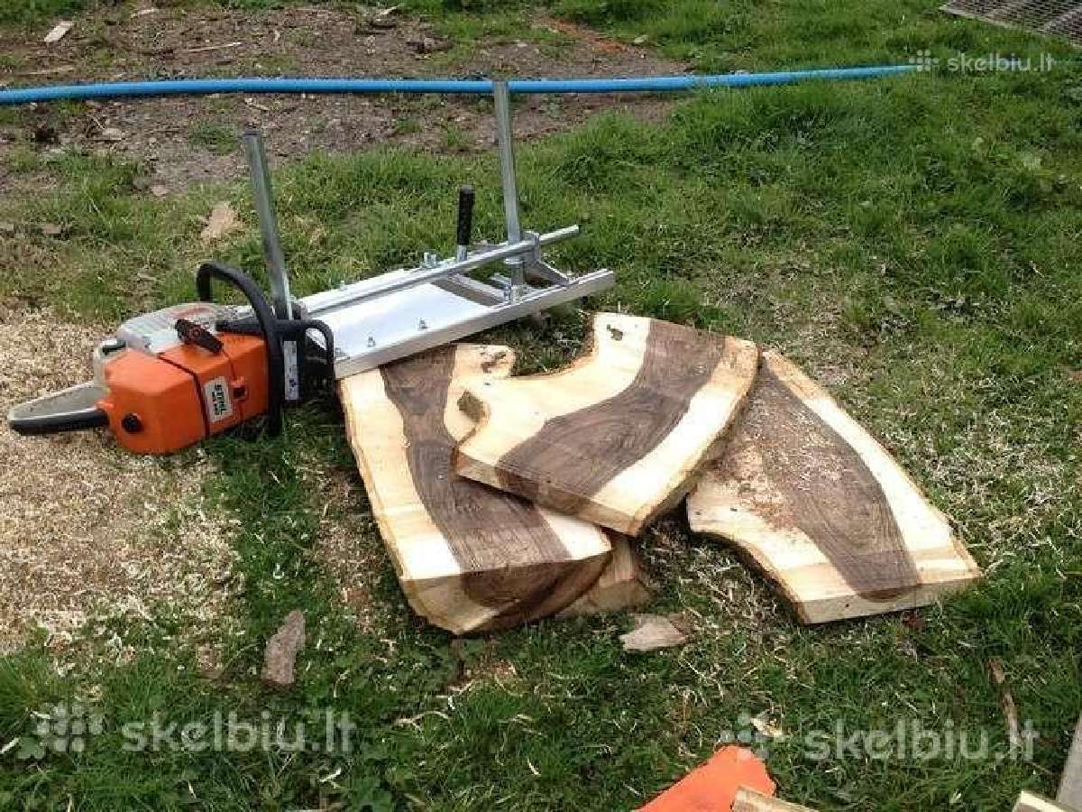 Mobilus medienos pjovimo gateriukas, stakles - nuotraukos Nr. 4