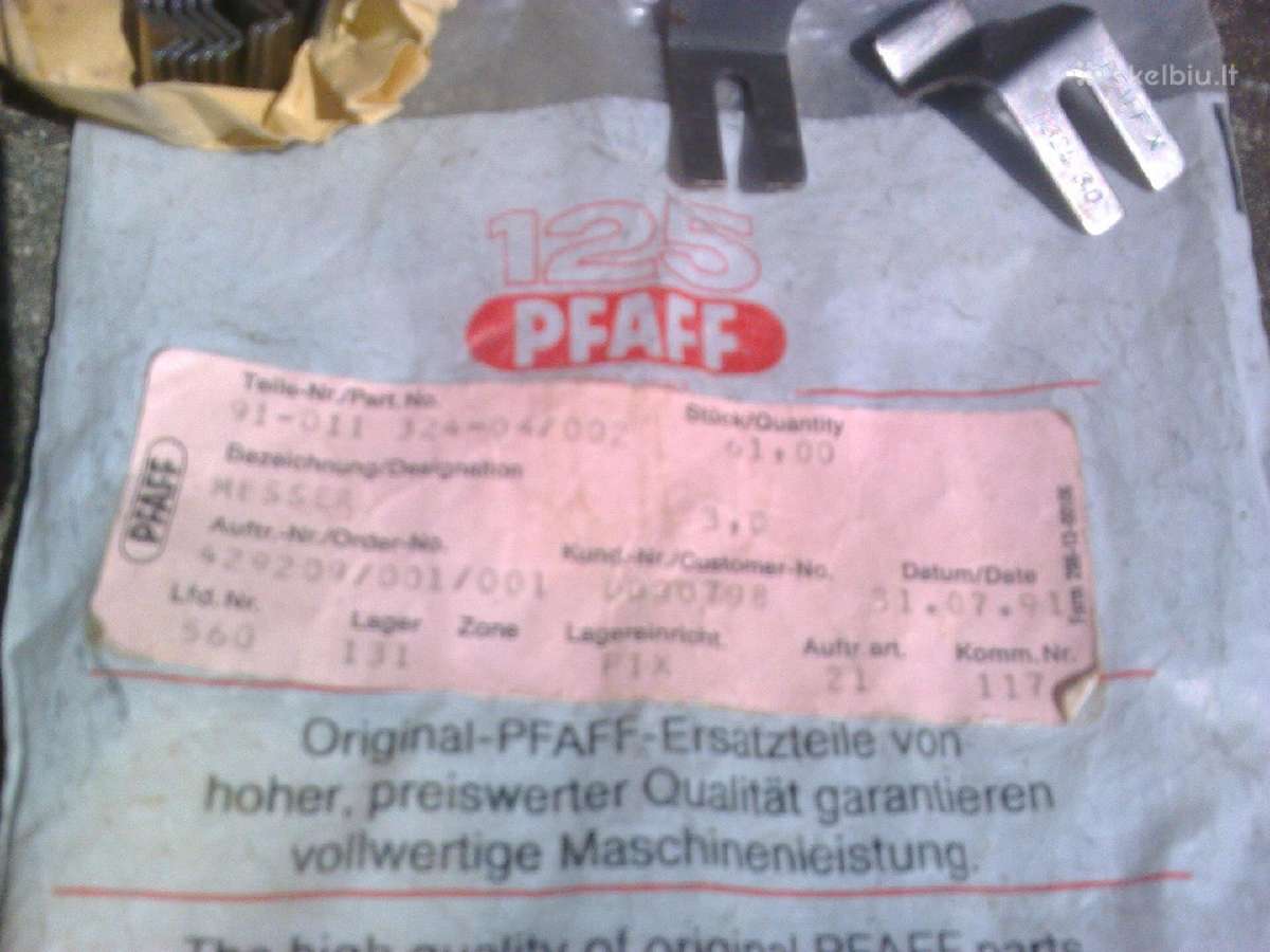 Pfaff originalūs peiliukai - nuotraukos Nr. 4