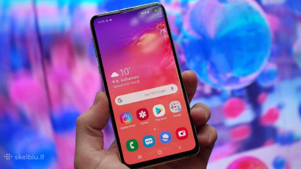 Naujas Samsung G970 Galaxy S10e DS su Garantija