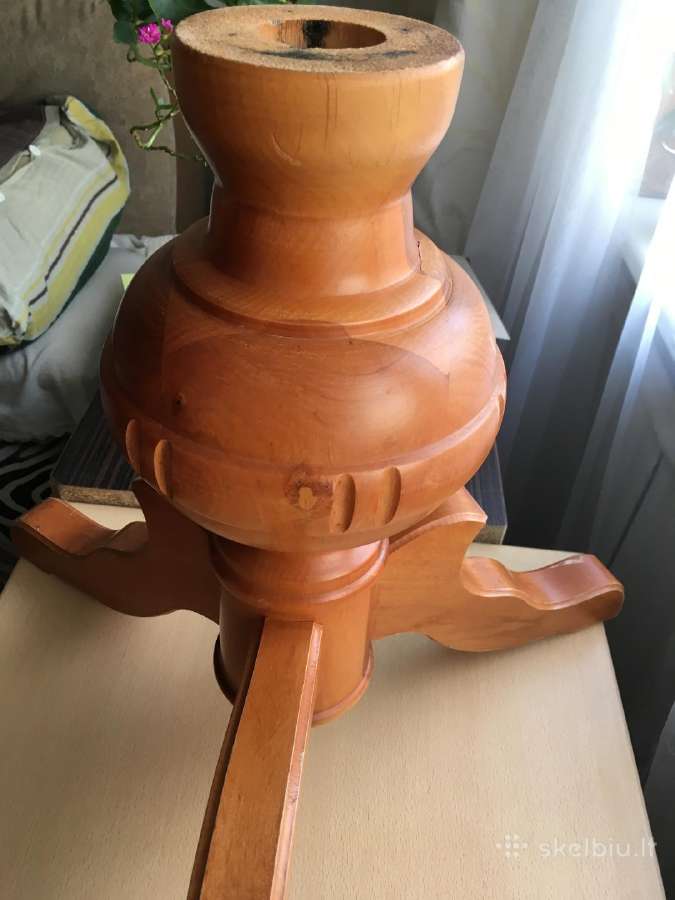 Kavos staliuko medinės kojos - nuotraukos Nr. 3