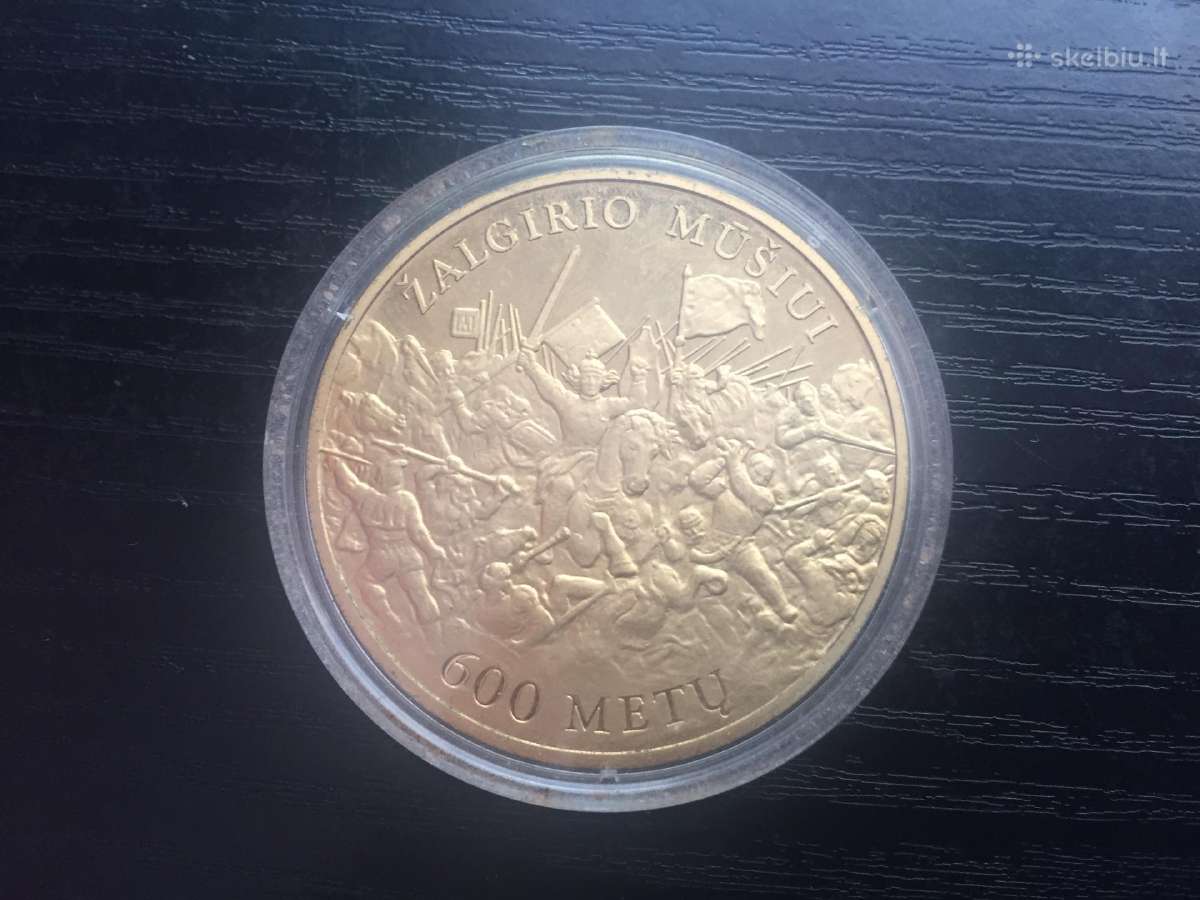 Parduodu "Zalgirio musiui 600" moneta