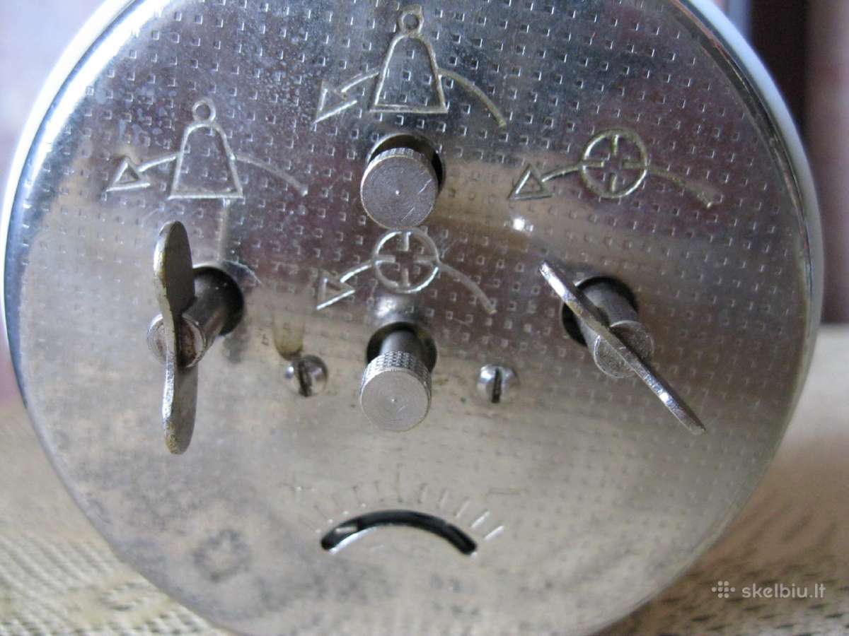 CCCP Budilnikas Laikrodis - Žadintuvas.zr. foto. - nuotraukos Nr. 8