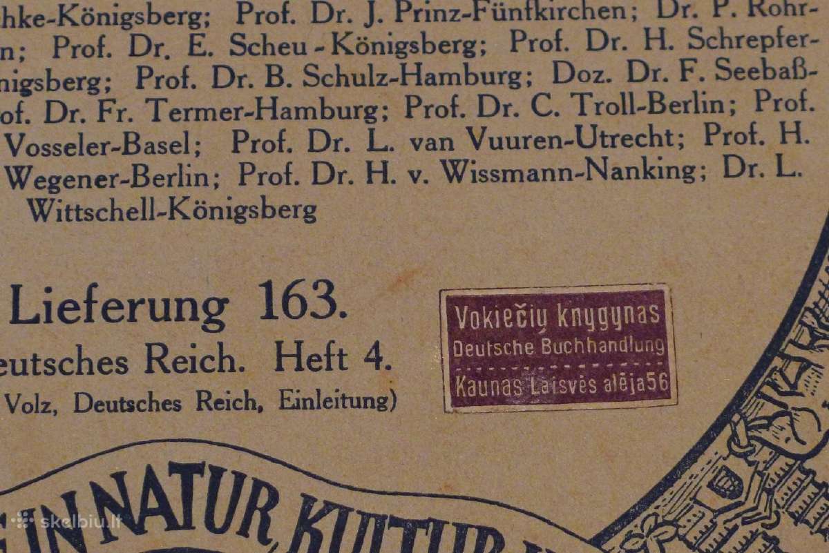 Vokiečių reicho knyga ir žemėlapis - nuotraukos Nr. 4
