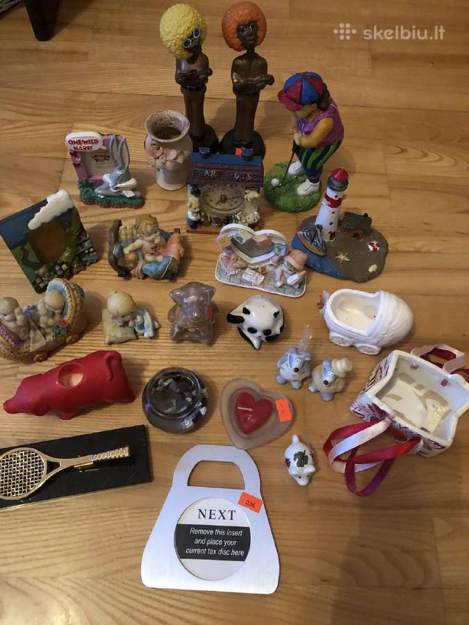 Įvairios statulėlės mažomis kainomis